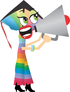 MG Megaphone kite right Frangelica Notification